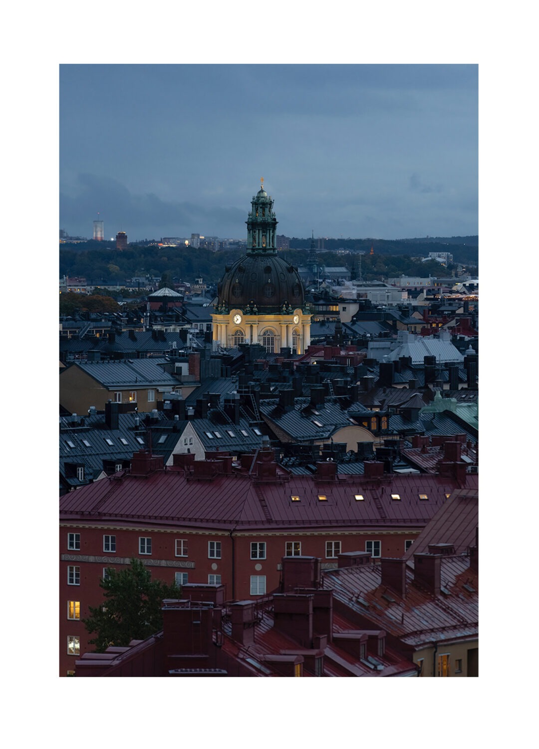 Gustaf Vasa Kyrka - Kvällsbild, Stadsfotografering