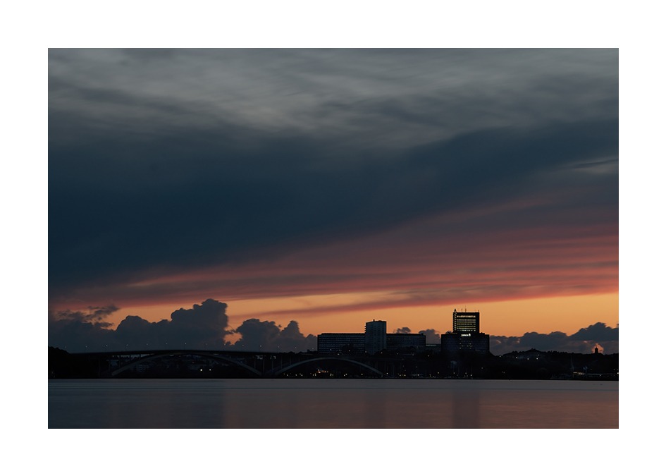 Mariaberget solnedgång, Stockholm Stadsfotografering